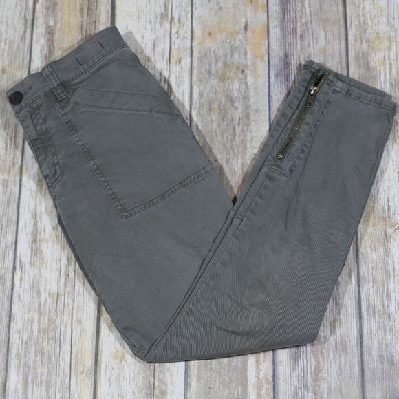 Madwell Denim - Madewell Skinny Fatigues Pants Jeans Zippers A5556